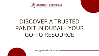 Discover a Trusted Pandit in Dubai – Your Go-To Resource