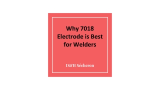 7018 electrodes PPT