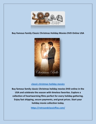 Buy Famous Family Classic Christmas Holiday Movies DVD Online USA