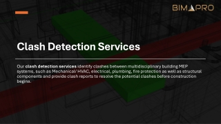 Clash Detection Services - BIMPRO LLC