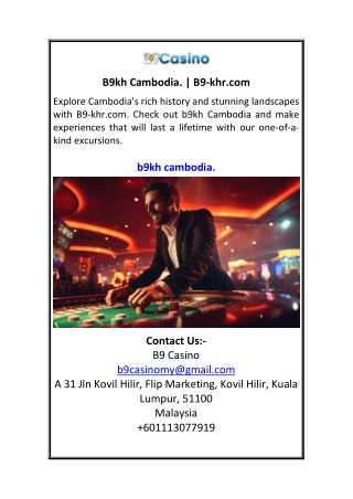 B9kh Cambodia.  B9-khr.com