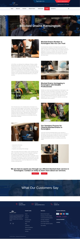 Blocked Drains Kensington