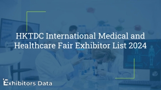HKTDC International Medical and Healthcare Fair Exhibitor List 2025