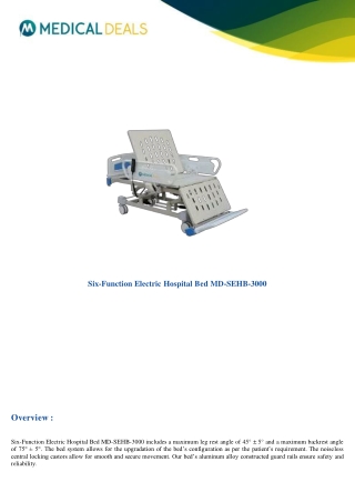 Six-Function-Electric-Hospital-Bed-MD-SEHB-3000