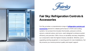 Fair Sky Refrigeration Controls & Accessories