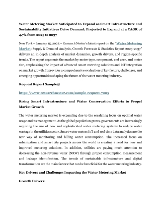 Water Metering Market