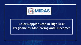 Color Doppler Scan in High-Risk Pregnancies Monitoring and Outcomes