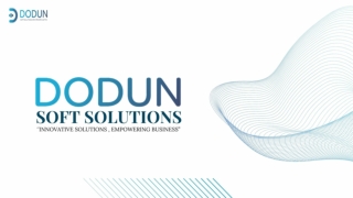 Dodun Soft Solutions: Empowering Business Through Technology
