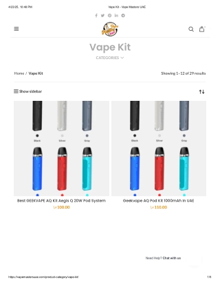 Vape Kit - Vape Masters UAE