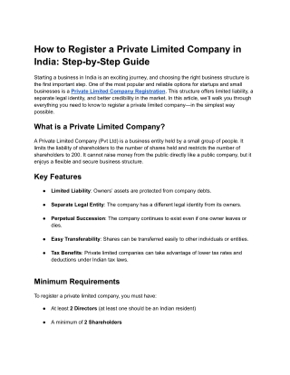 How to Register a Private Limited Company in India_ Step-by-Step Guide