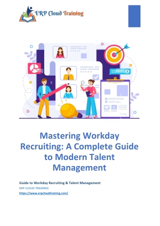 Mastering Workday Recruiting: A Complete Guide to Modern Talent Management