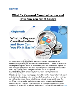 What Is Keyword Cannibalization and How Can You Fix It Easily