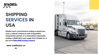 Affordable & Trusted Shipping Services in the USA