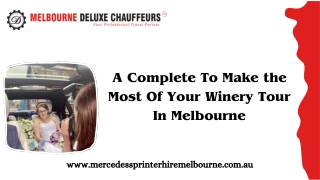 A Complete To Make the Most Of Your Winery Tour In Melbourne