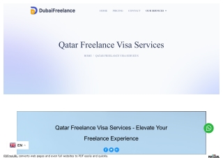 Start Your Freelance Career with a Qatar Freelance Visa