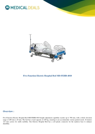 Five-Function-Electric-Hospital-Bed-MD-FEHB-4010