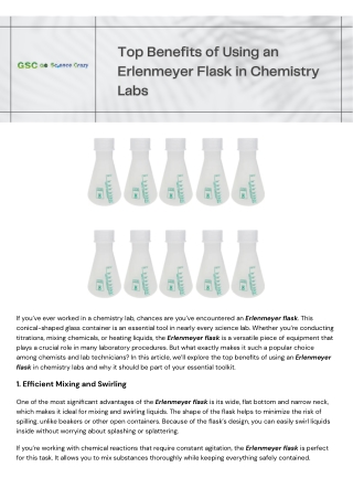 Erlenmeyer Flask - Go Science Crazy - Missouri