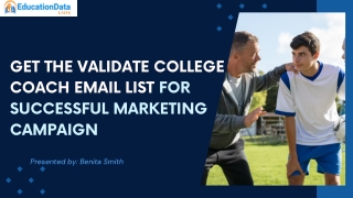 Get the Validate College Coach Email List for Successful Marketing Campaign