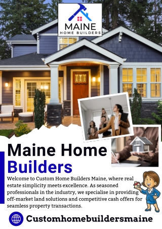 Construction Companies in Maine - Maine Home Builders