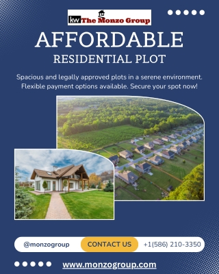 Affordable Residential Plots by The Monzo Group – Build Your Dream Home Today