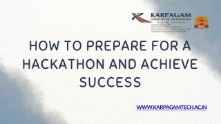 How to Prepare for a Hackathon and Achieve Success