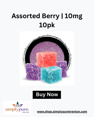 Assorted Berry THC Gummies – 10mg | 10 Pack | Simply Pure Trenton