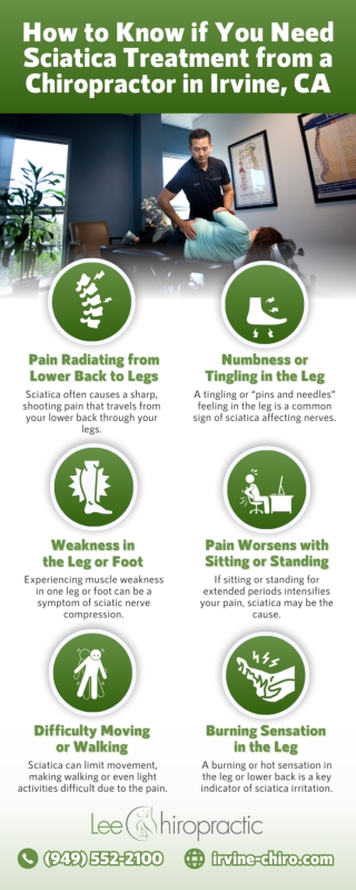 Lee Chiropractic - How to Know if You Need Sciatica Treatment from a Chiropractor in Irvine, CA