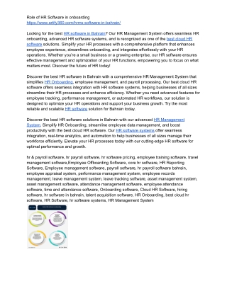 Best Cloud HR Software for Streamlined HR Management