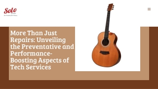 More Than Just Repairs Unveiling the Preventative and Performance-Boosting Aspects of Tech Services