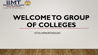 IIMT Group of Colleges - Where Ambitions Take Flight