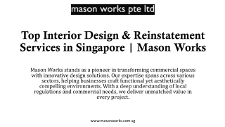 Transform Your Spaces with Expert Retail & Office Interior Design in Singapore