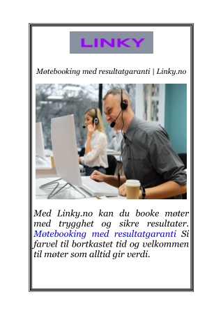 Møtebooking med resultatgaranti | Linky.no
