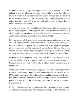 How to Create Meme Coin 2025 Step-by-Step Process