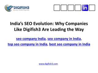 India’s SEO Evolution: Why Companies Like Digifish3 Are Leading the Way