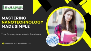 Nanotechnology Essentials:  Assignment Help Guide for Students