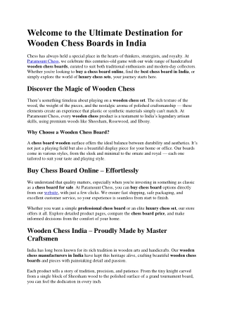 Garden Human chess India