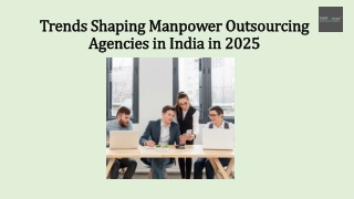 Manpower Outsourcing Agencies in India in 2025