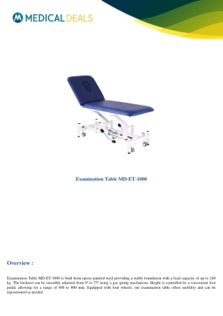 Examination-Table-MD-ET-1000