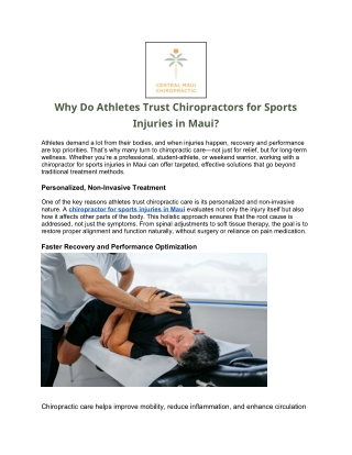 Why Do Athletes Trust Chiropractors for Sports Injuries in Maui_ (1)