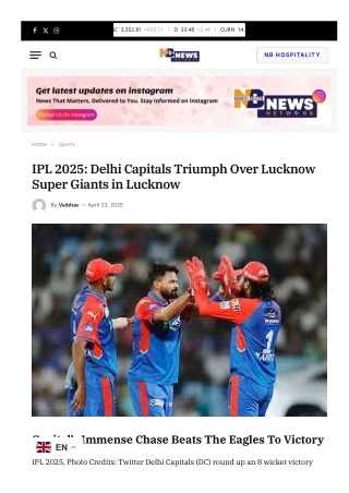 IPL 2025 Delhi Capitals Triumph Over Lucknow Super Giants in Lucknow