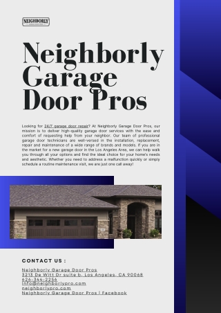 Neighborly Garage Door Pros