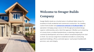 General contractor in Southeast Idaho