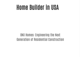 Engineering the Next Generation of Residential Construction