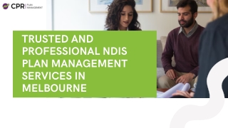 Trusted and Professional NDIS Plan Management Services in Melbourne