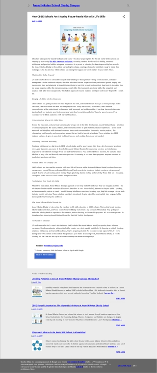 How CBSE Schools Are Shaping Future-Ready Kids with Life Skills - Anand Niketan Bhadaj