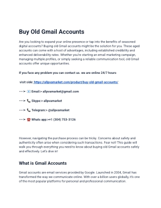 5 Best Sites to Buy Gmail Accounts in Bulk (PVA & Aged) ...