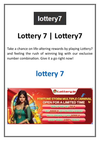 Lottery 7