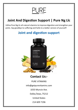 Joint And Digestion Support