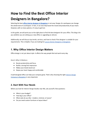 _How to Find the Best Office Interior Designers in Bangalore (1)
