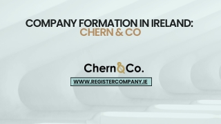 Company Formation in Ireland - Chern & Co